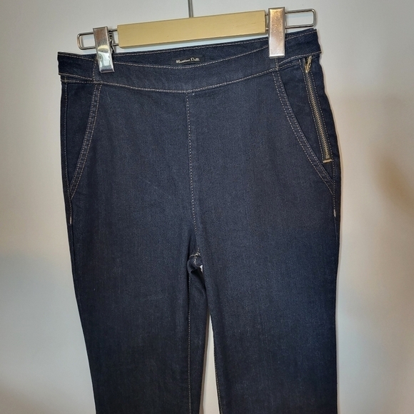 Massimo Dutti High Waist Bell Bottom Jeans Size 2 - Picture 3 of 12